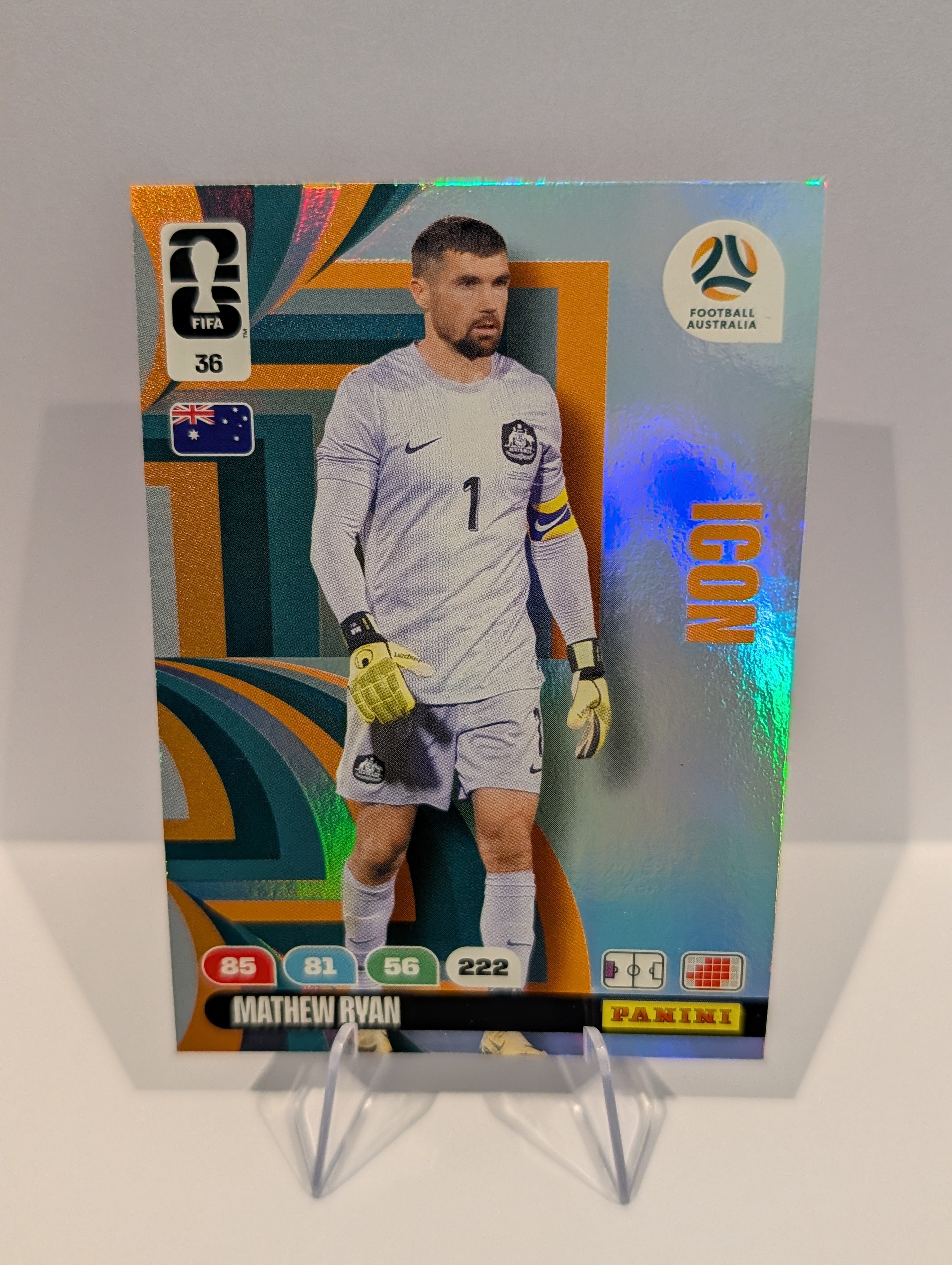 36 Mathew Ryan - Australia - Panini Adrenalyn XL World Cup 2026