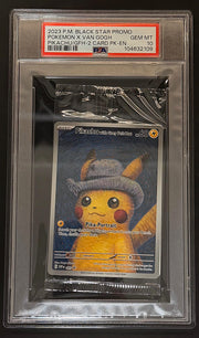 Pokemon X Van Gogh Museum Pikachu/GFH 2-Card Pack Sealed (PSA 10 GEM MT)