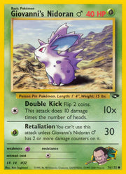Giovanni's Nidoran 76/132 - Gym Challenge