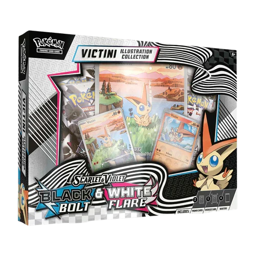 Pokémon: Black Bolt / White Flare - Victini Illustration Collection