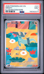 PSA 9 Dreepy Ascended Heroes Illustration Rare 247/217