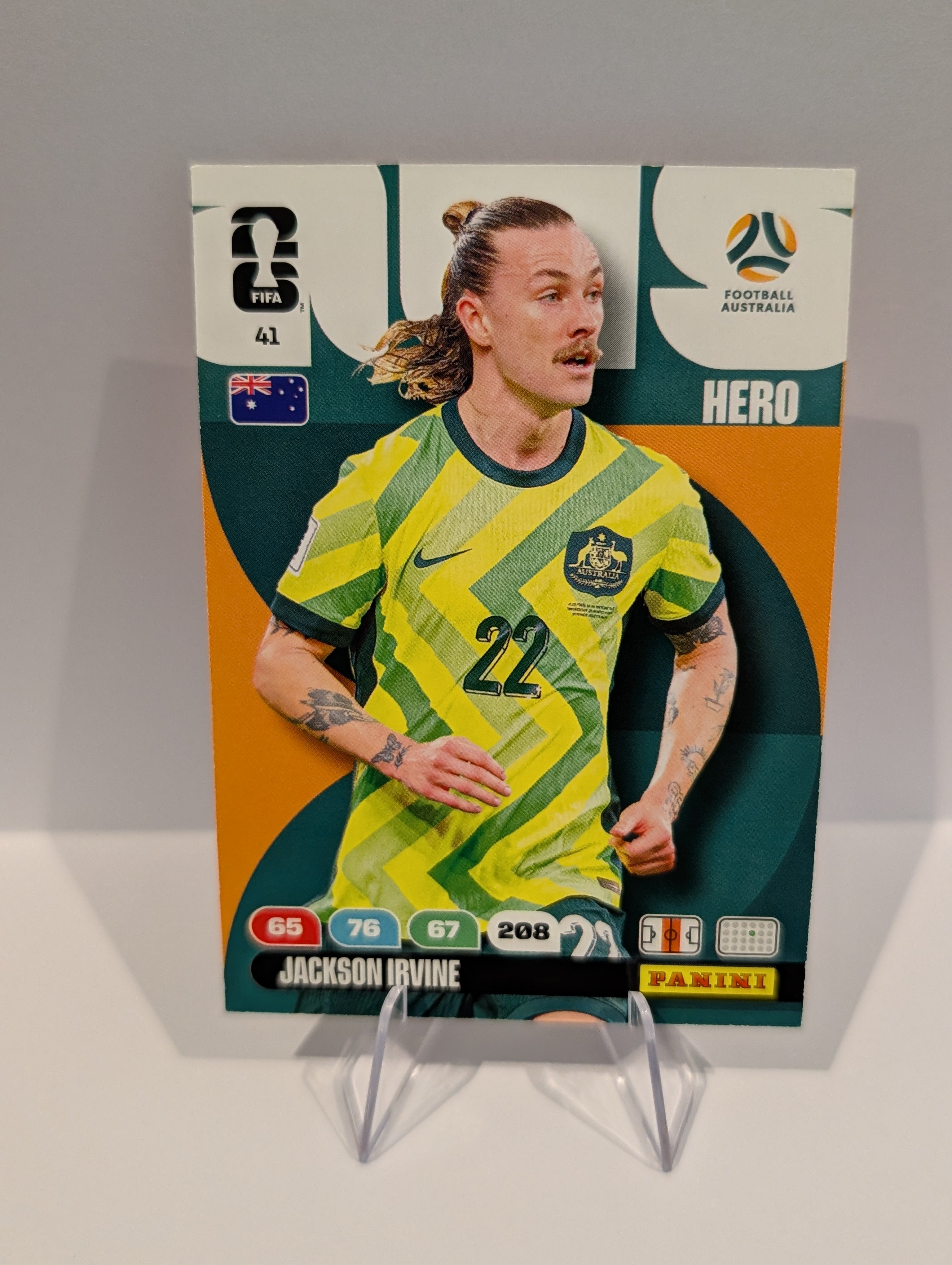 41 Jackson Irvine - Australia - Panini Adrenalyn XL World Cup 2026