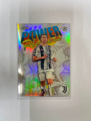 Dusan Vlahovic - Topps Chrome UEFA Club Competitions - Power Players