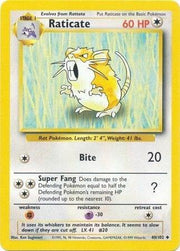 Raticate Base set (Unlimited) 40/102
