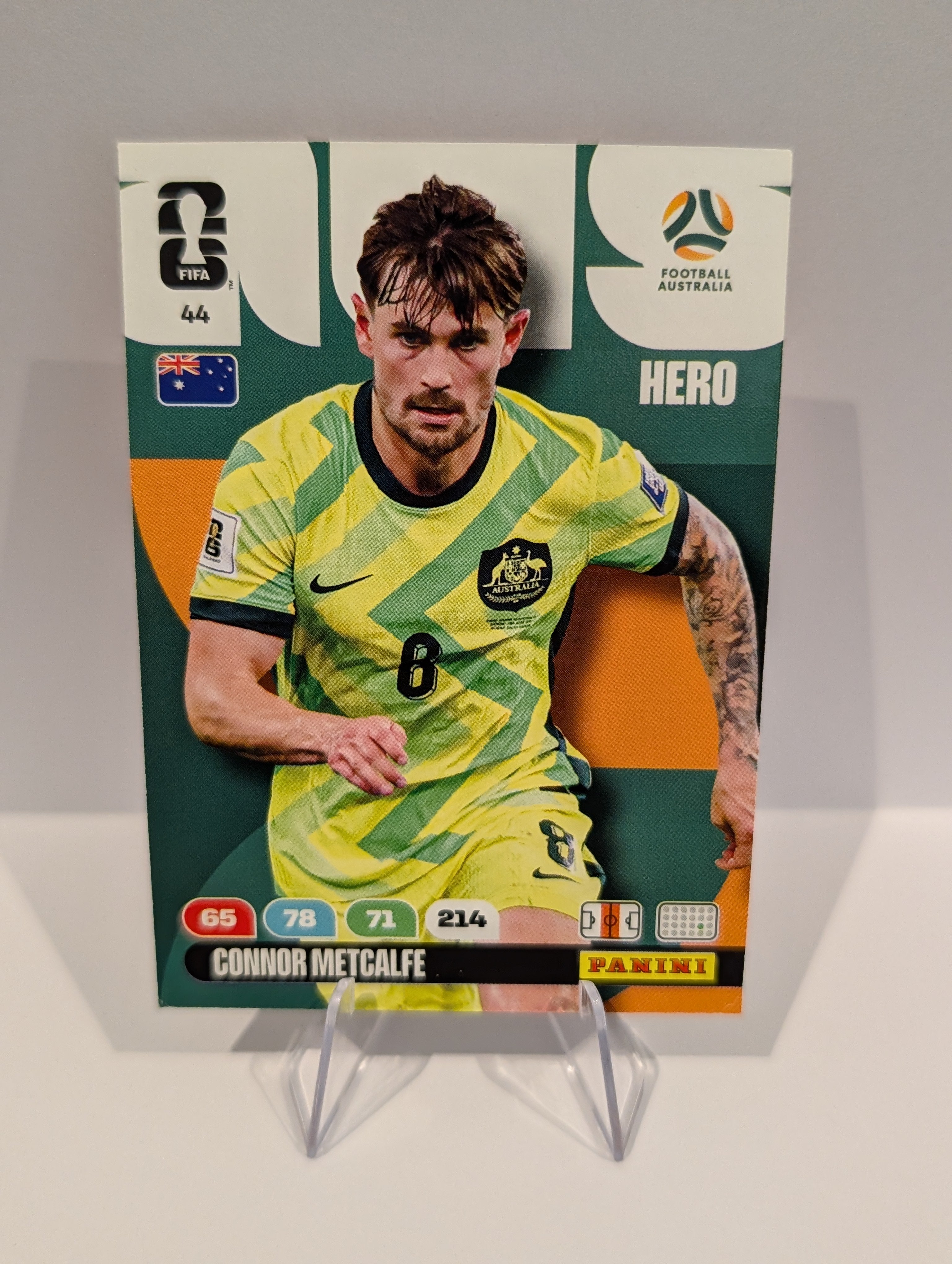44 Connor Metcalfe - Australia - Panini Adrenalyn XL World Cup 2026
