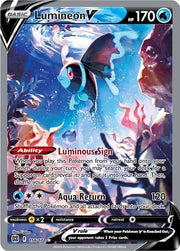 Lumineon V (Alternate Full Art) Brilliant Stars Ultra Rare 156/172