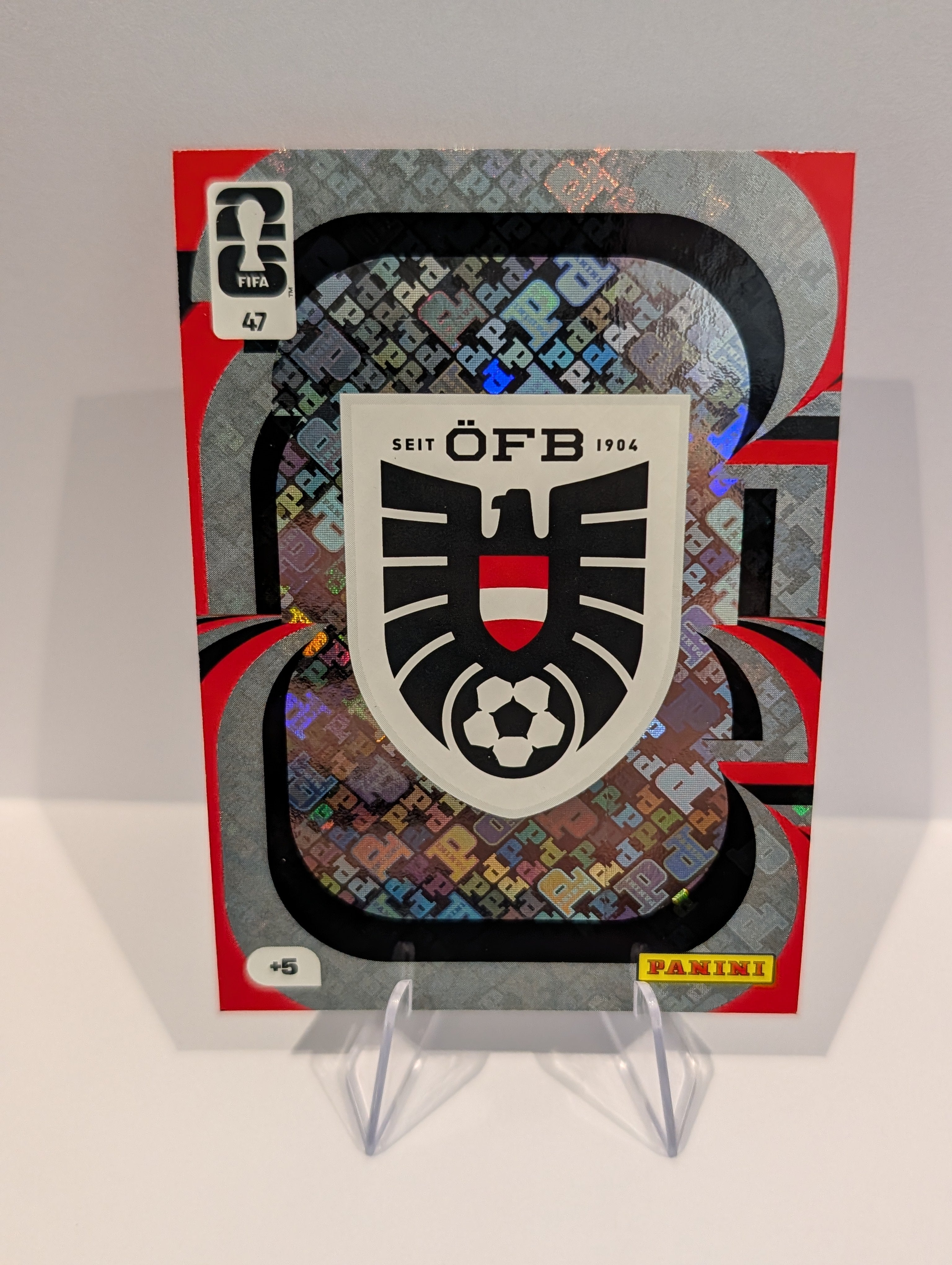 47 Team Crest - Austria - Panini Adrenalyn XL World Cup 2026