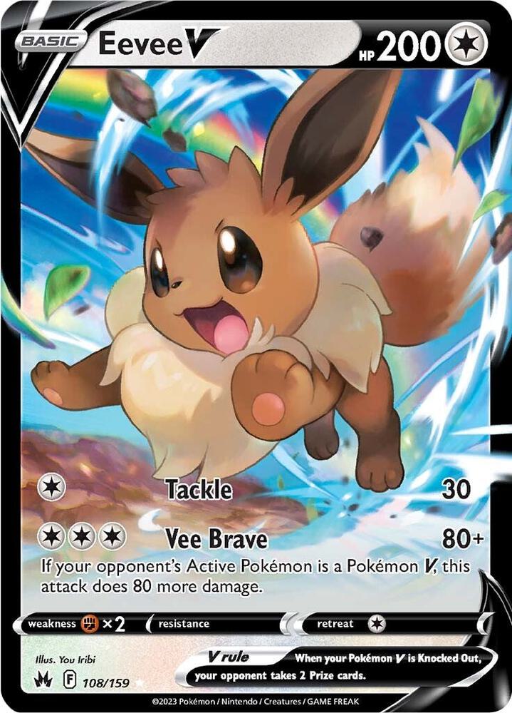 Eevee V - 108/159 Crown Zenith