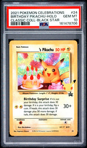 Birthday Pikachu 24/53 PSA10