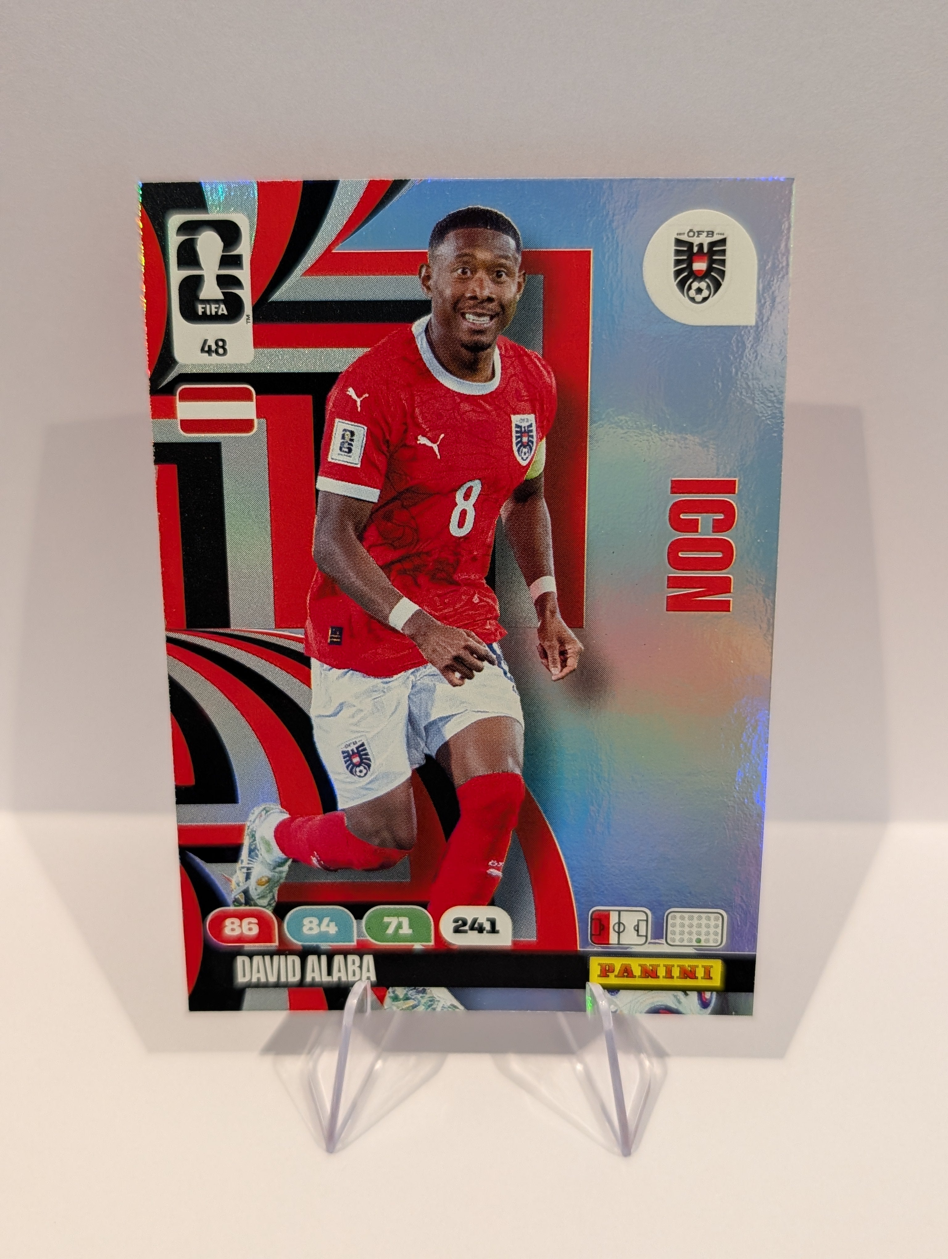 48 David Alaba - Austria - Panini Adrenalyn XL World Cup 2026