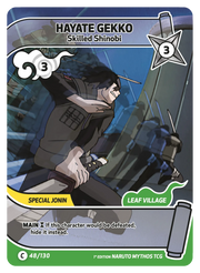 Mythos Naruto Konoha Shido 1st Edition : Hayate Gekko Skilled Shinobi 048C-Holo