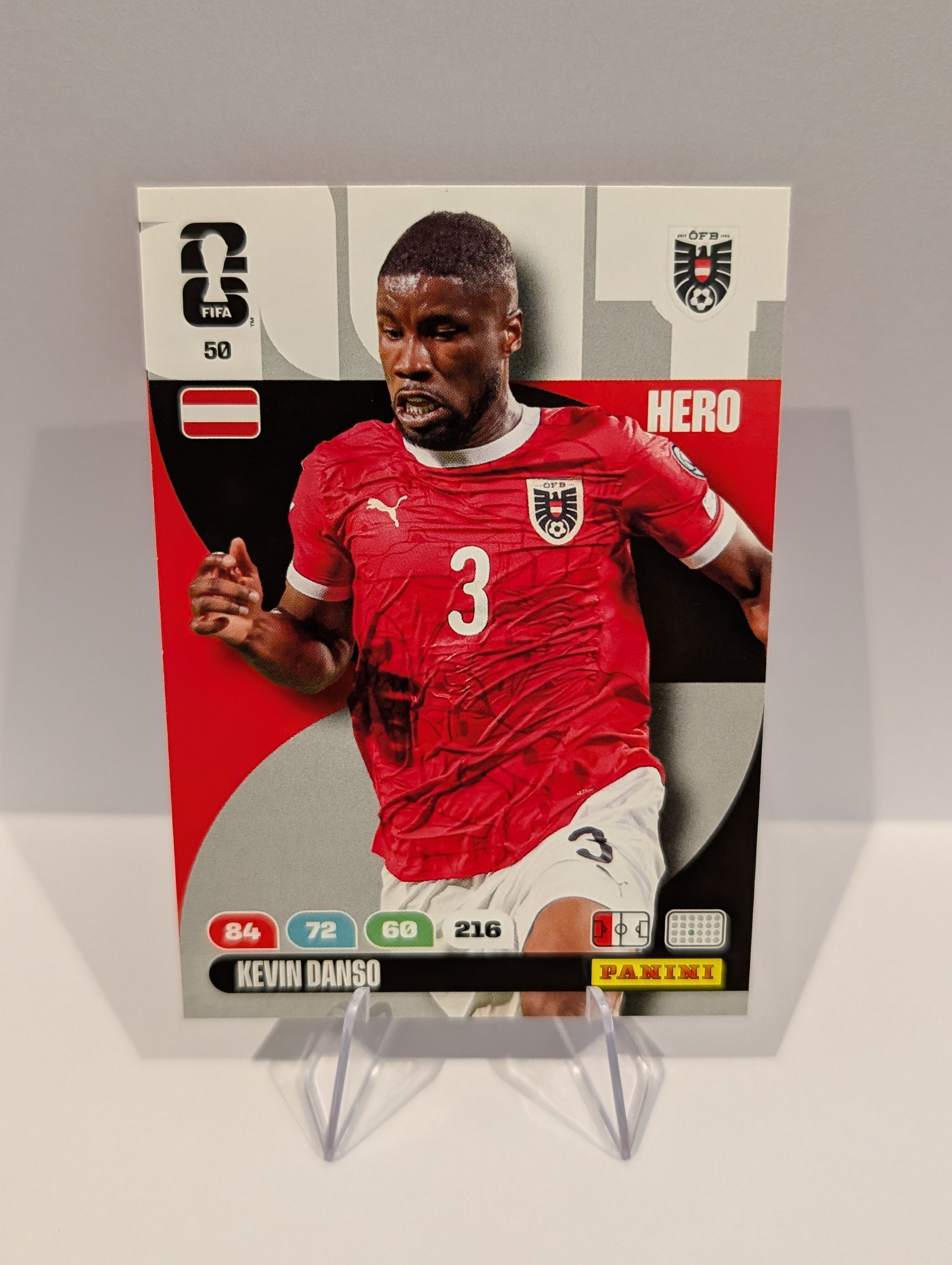 50 Kevin Danso - Austria - Panini Adrenalyn XL World Cup 2026