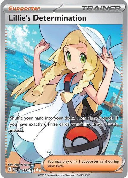 Lillie's Determination Mega Evolution Ultra Rare 169/132