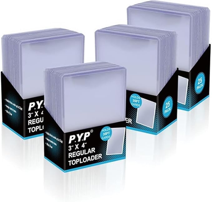 Toploaders 3" x 4" Clear Regular for Standard Size Cards 35PT