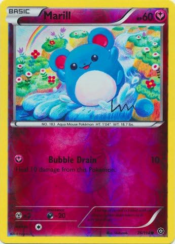 Pokemon - Marill (76/114) - XY Steam Siege - Reverse Holo