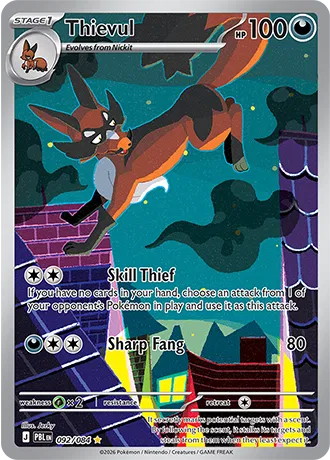 Thievul Pitch Black Illustration Rare 092/084