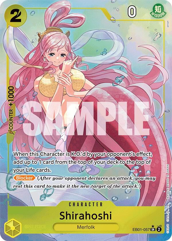 One Piece - Shirahoshi (Alternate Art) - Extra Booster: Memorial Collection (EB-01)