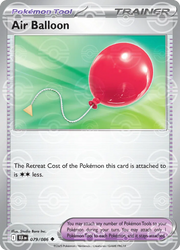 Air Balloon (Poke Ball Pattern) - SV: Black Bolt (BLK)