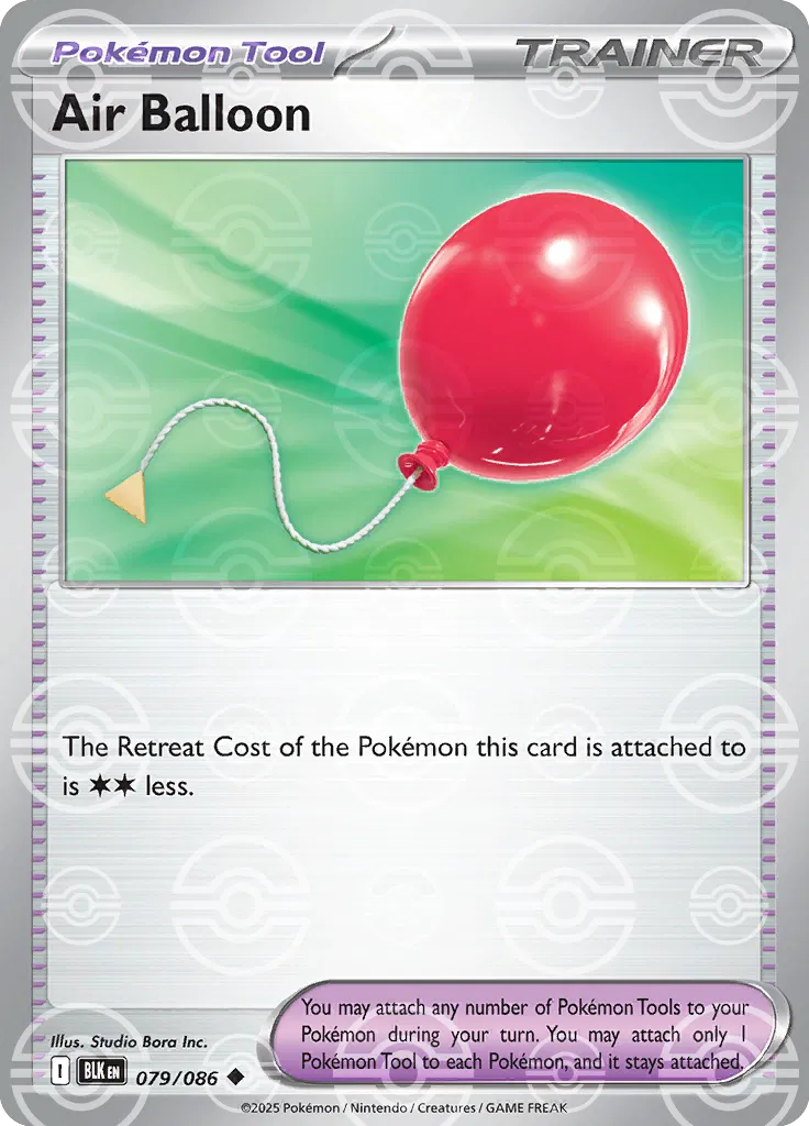 Air Balloon (Poke Ball Pattern) - SV: Black Bolt (BLK)