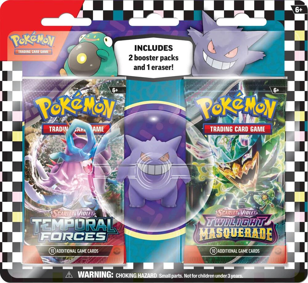 Pokemon - Pokemon TCG: Back to School Eraser Blister 2024 [Gengar] - Miscellaneous Cards & Products (MCAP)