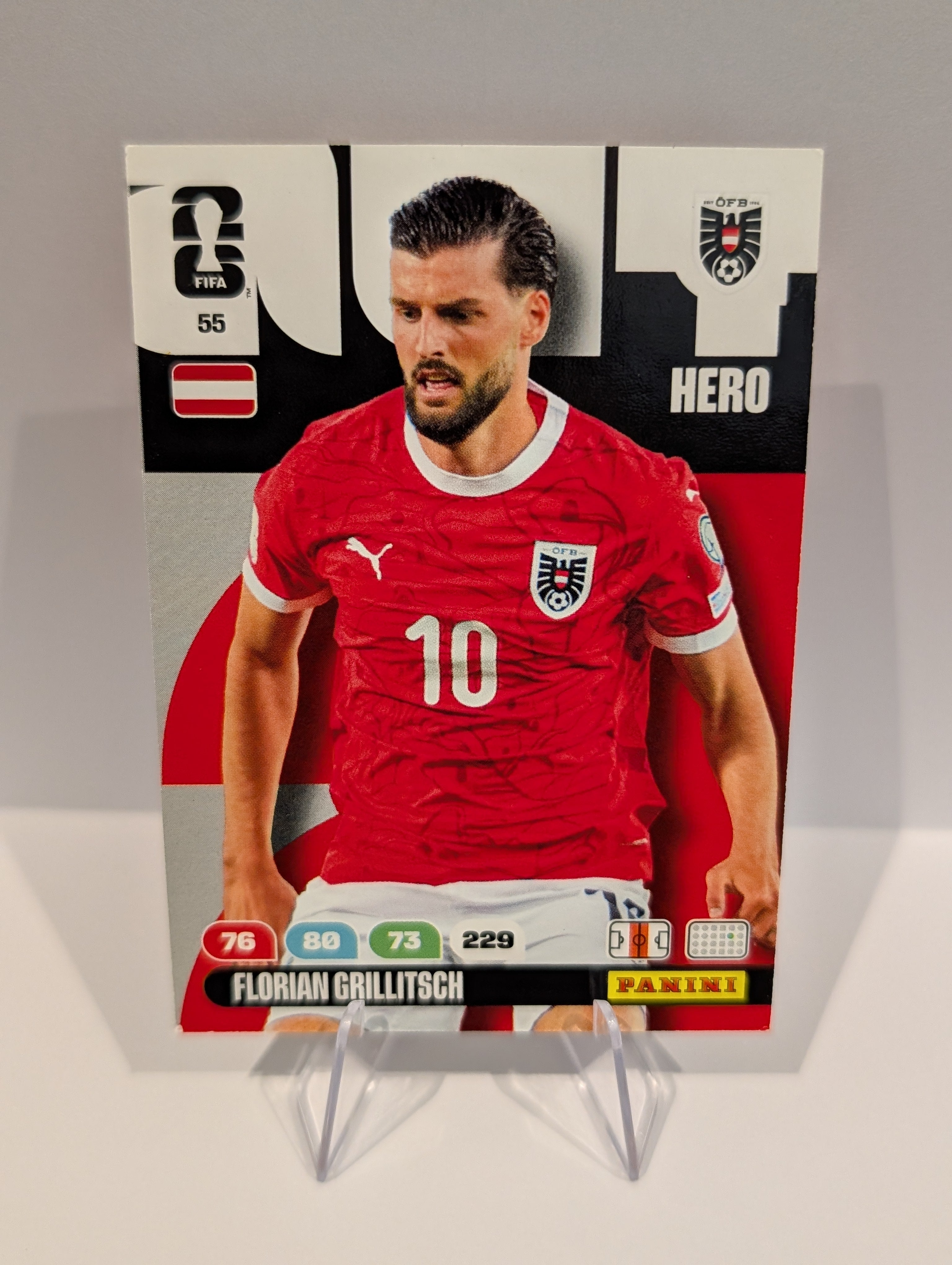 55 Florian Grillitsch - Austria - Panini Adrenalyn XL World Cup 2026
