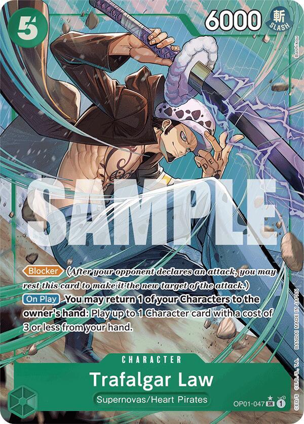 One Piece - Trafalgar Law (OP01-047) (Alternate Art) - Premium Booster -The Best- (PRB-01)
