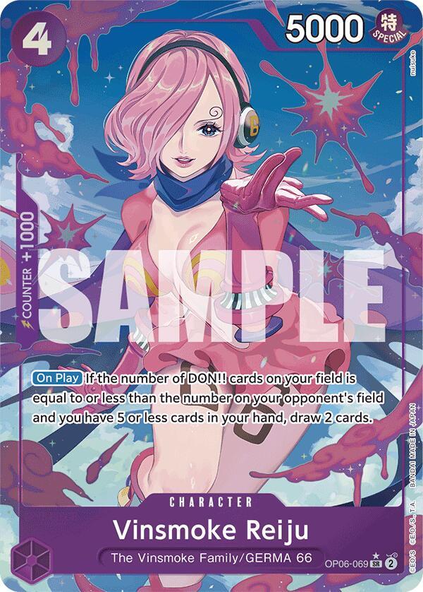 One Piece - Vinsmoke Reiju (OP06-069) (Alternate Art) - Premium Booster -The Best- (PRB-01)