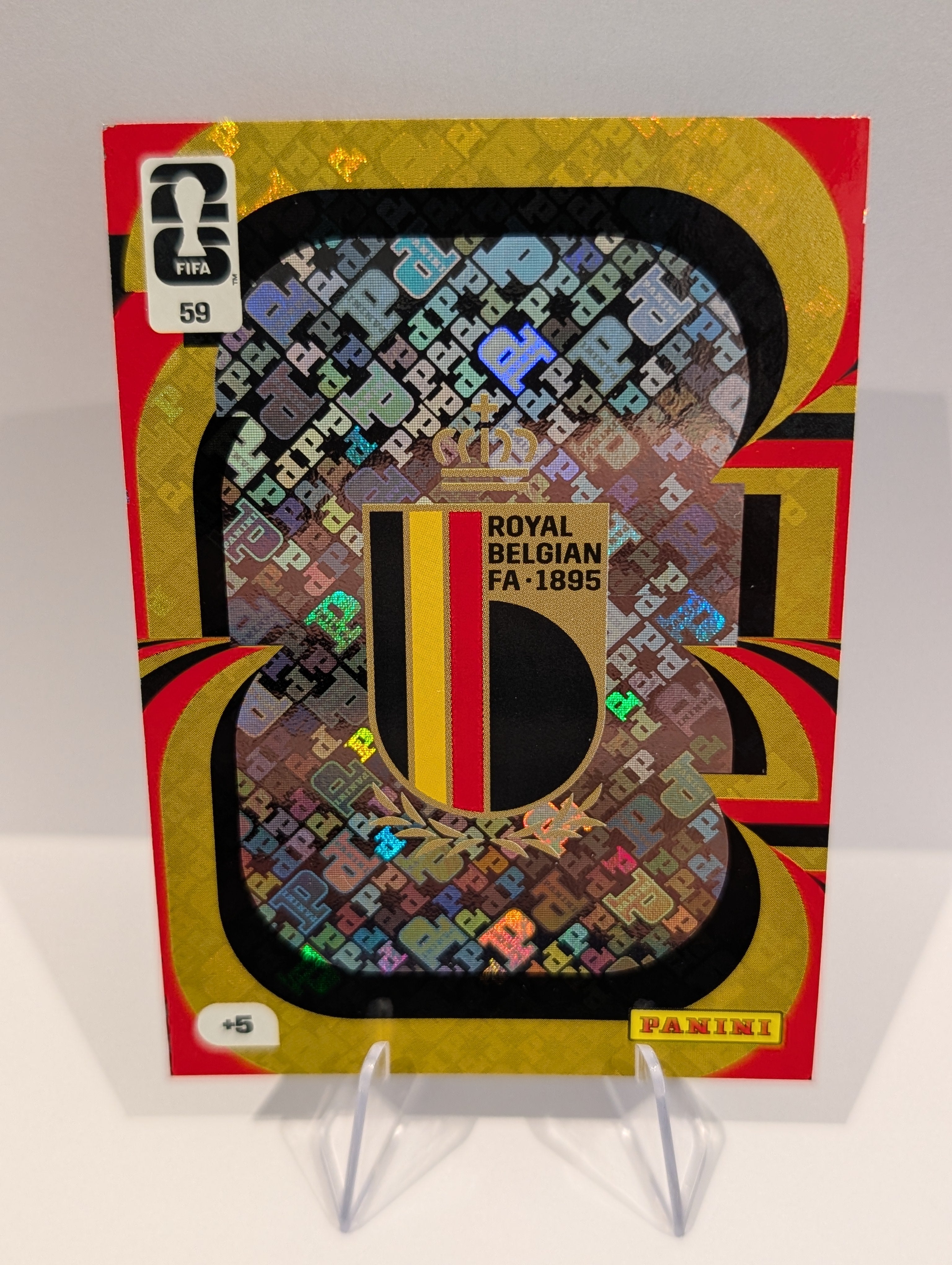 59 Team Crest - Belgium - Panini Adrenalyn XL World Cup 2026