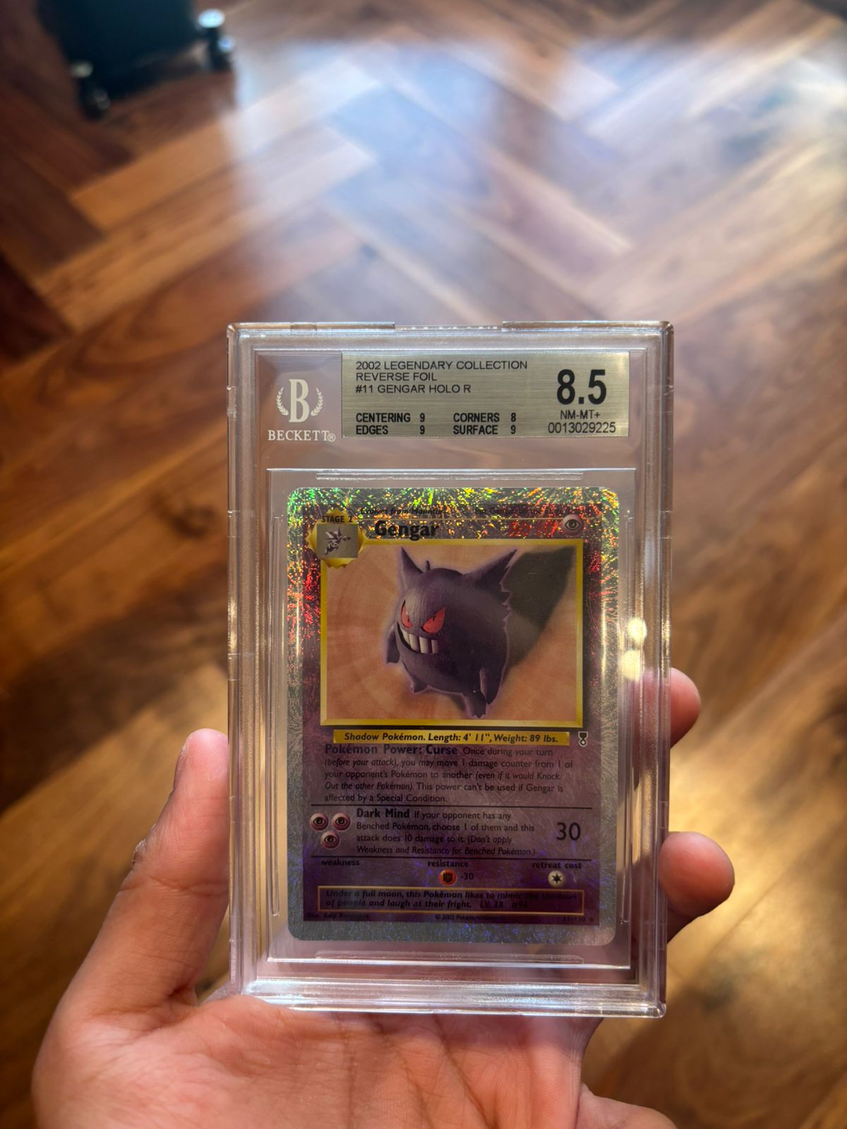 Gengar Legendary Collection Reverse Holo Rare 11 BGS 8.5 POP 69