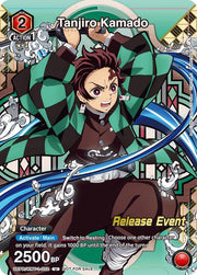 Union Arena -  Tanjiro Kamado (Release Event Participation) - UE05BT: Demon Slayer: Kimetsu no Yaiba Release Event Cards (UE05BT_RE)