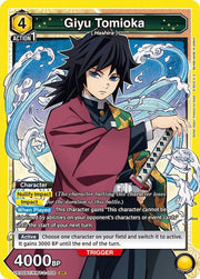 Union Arena - Demon Slayer - Giyu Tomioka (008) - UE05BT: Demon Slayer: Kimetsu no Yaiba (UE05BT)