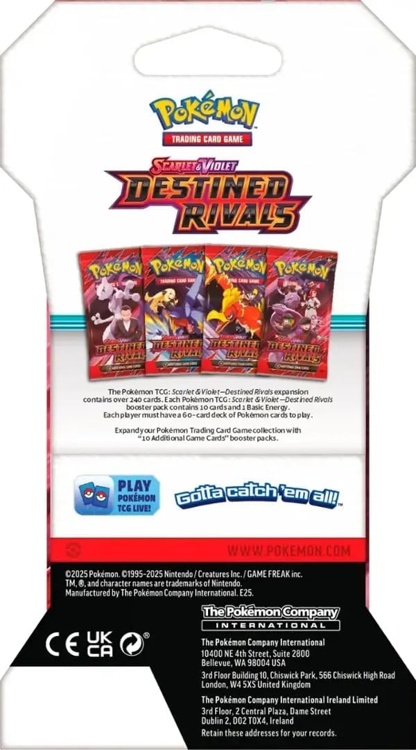 Pokémon TCG: Scarlet & Violet Destined Rivals - Sleeved Booster - English