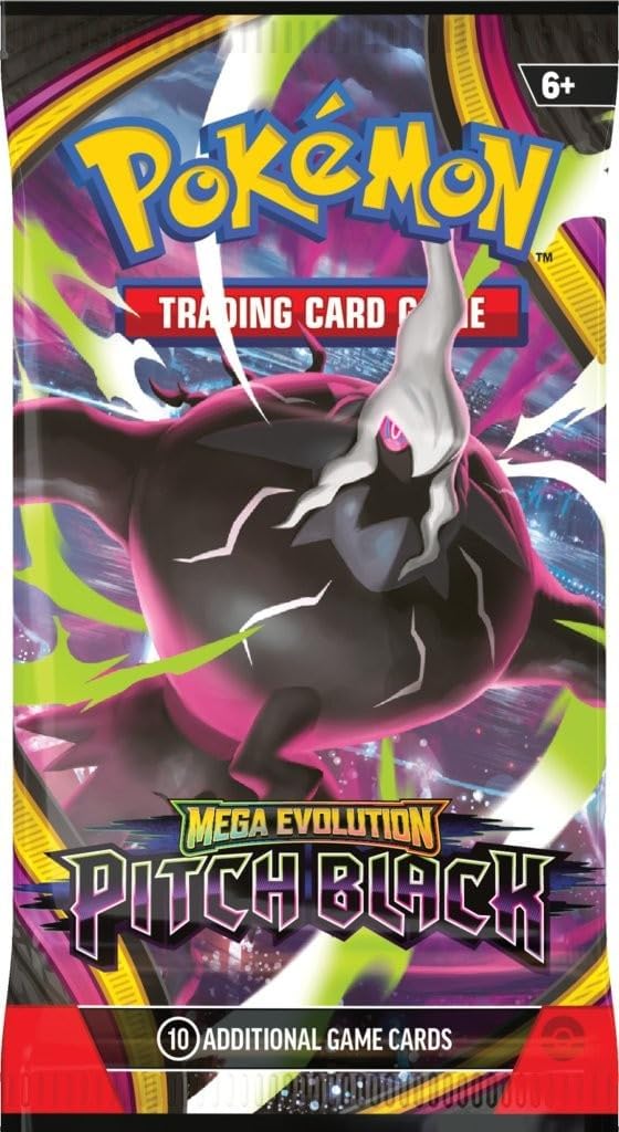 Pokemon TCG Mega Evolution Pitch Black Booster Pack Card Game