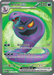 arbok ex 151 full art 185/165