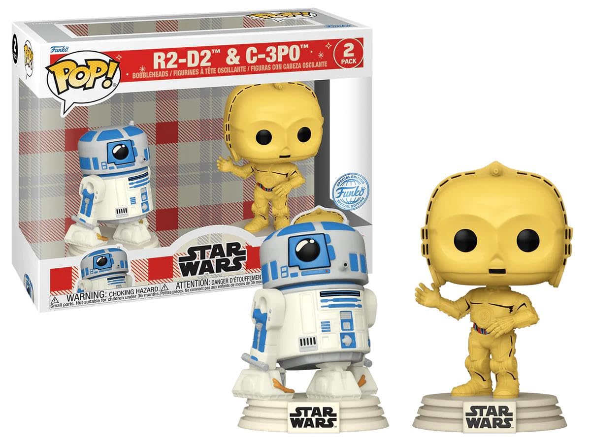 Funko Pop! D100 Retro Star Wars R2-D2 & C-3PO 2 Pack Funko Special Edition