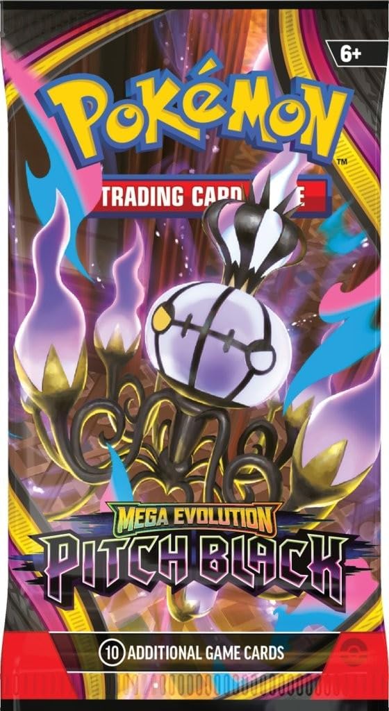 Pokemon TCG Mega Evolution Pitch Black Booster Pack Card Game