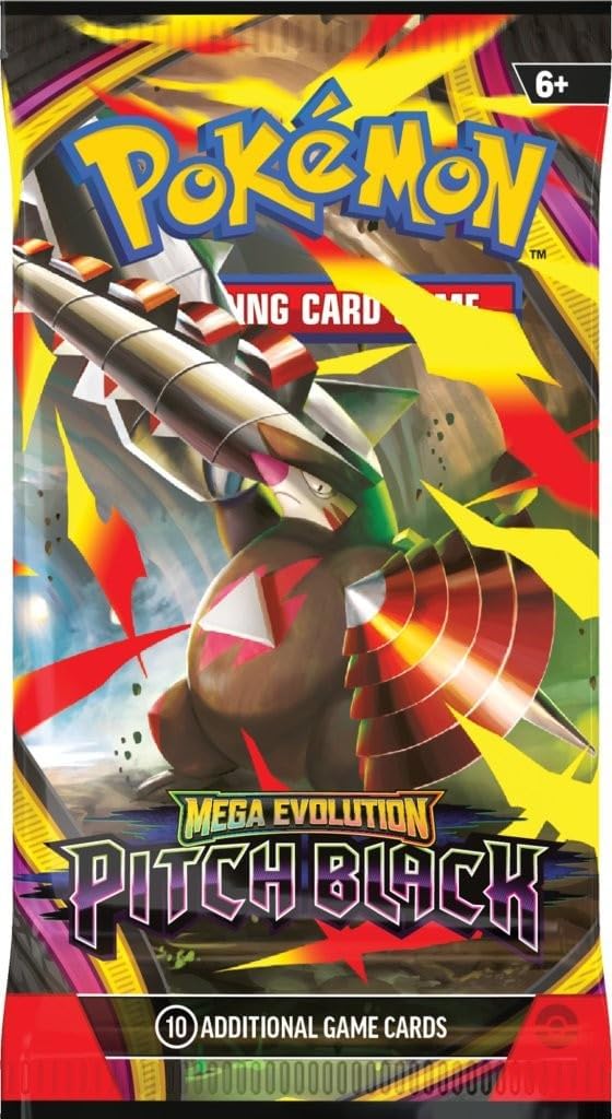 Pokemon TCG Mega Evolution Pitch Black Booster Pack Card Game