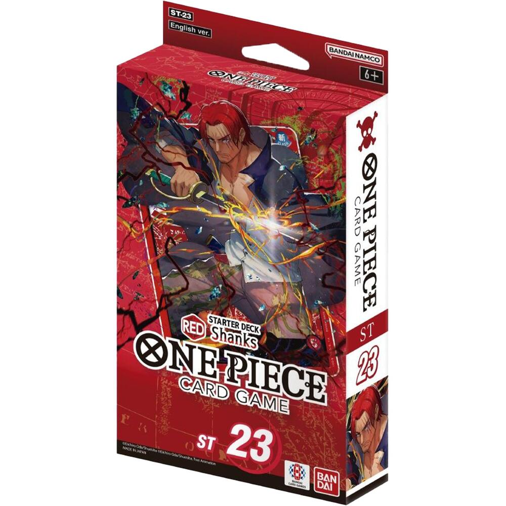 One Piece - ST-23 Red Shanks Starter Deck (Sealed Deck – OP-11 Booster Pack Removed)