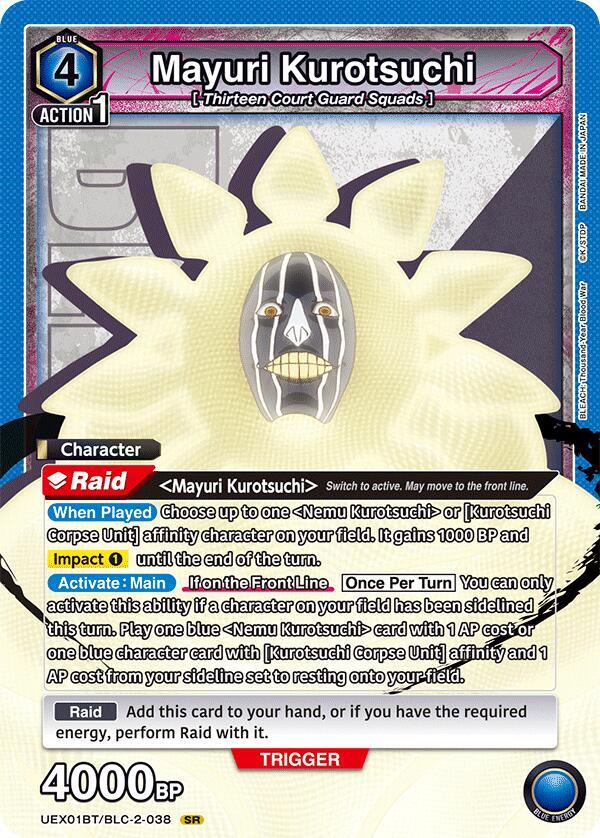 Union Arena - Bleach - Mayuri Kurotsuchi (038) - UEX01BT: BLEACH: Thousand-Year Blood War Vol.2 (UEX01BT)