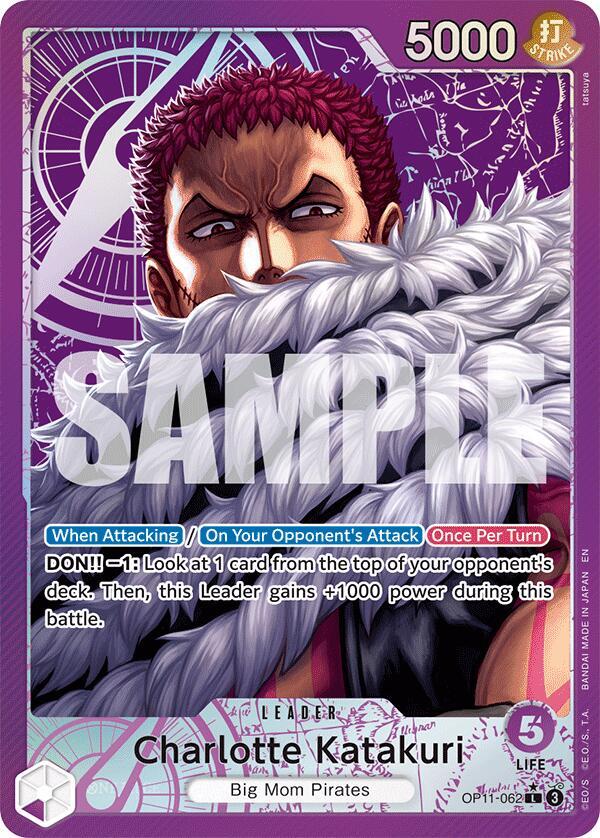 One Piece - Charlotte Katakuri (062) (Alternate Art) - A Fist of Divine Speed (OP11)
