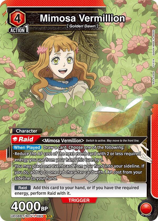 Union Arena - Black Clover - Mimosa Vermillion (093) - UE08BT: Black Clover (UE08BT)