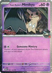 Team Rocket's Mimikyu (Prerelease) Stamped