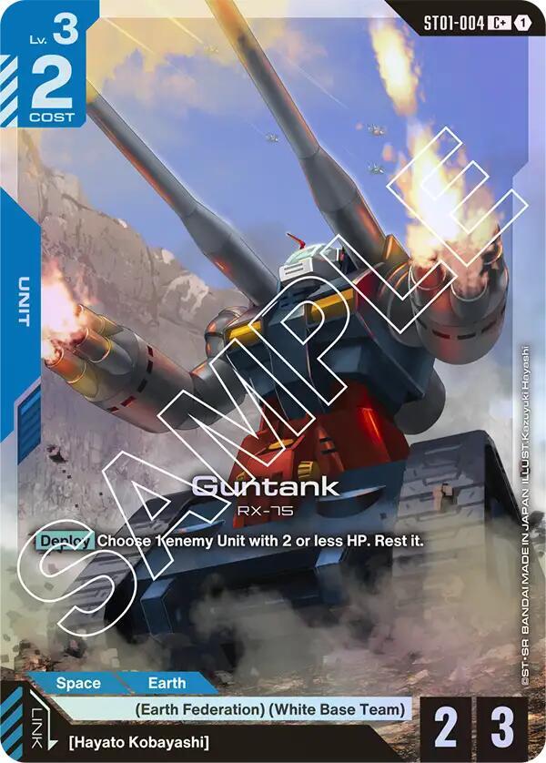 Gundam - Guntank (C+) - Starter Deck 01: Heroic Beginnings (ST01)