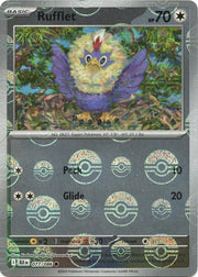 Rufflet 077/086 BLK Poke Ball Pattern