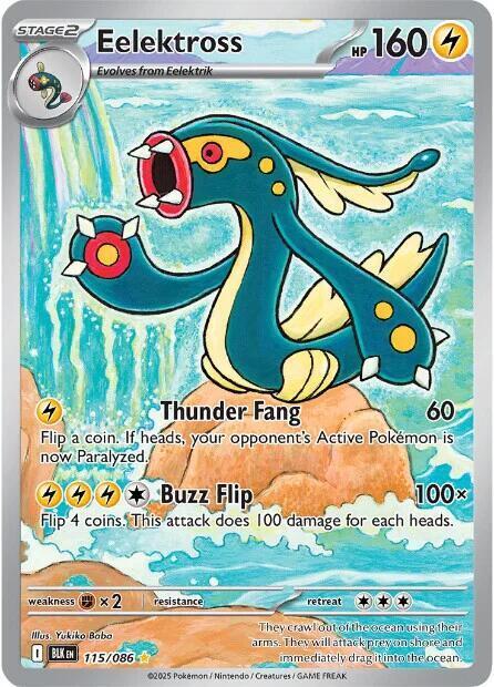 Pokémon Eelektross - 115/086 - SV: Black Bolt (BLK)