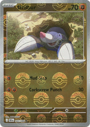 Drilbur 045/086 BLK Poke Ball Pattern