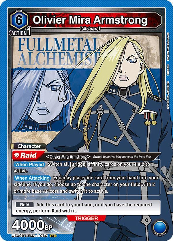 Union Arena - FMA - Olivier Mira Armstrong (060) - UE09BT: FULLMETAL ALCHEMIST (UE09BT)