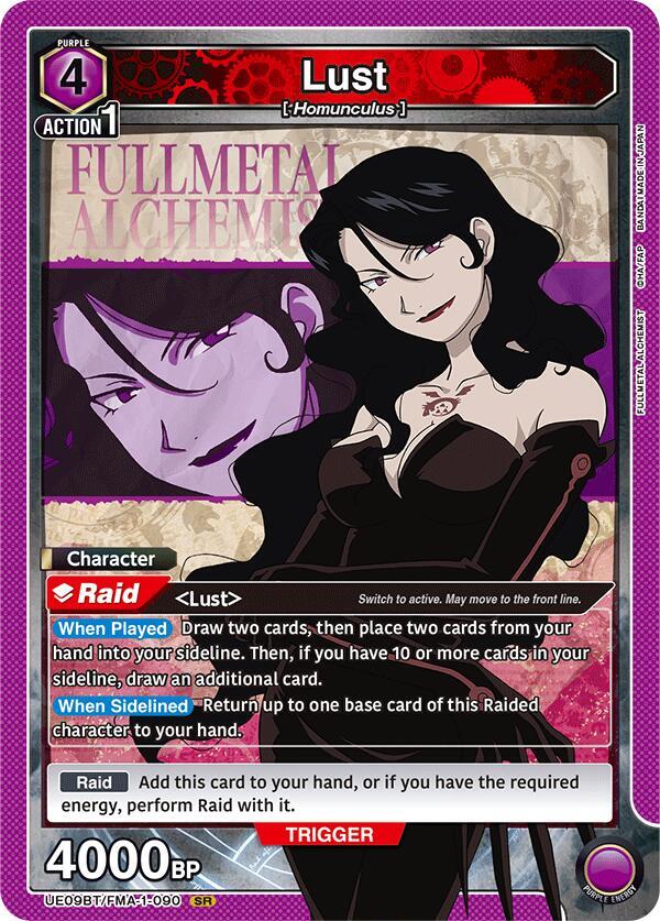 Union Arena - FMA - Lust (090) - UE09BT: FULLMETAL ALCHEMIST (UE09BT)
