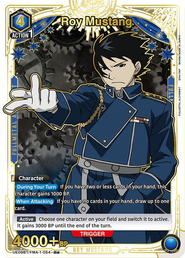 Union Arena - FMA - Roy Mustang (054) (R*) - UE09BT: FULLMETAL ALCHEMIST (UE09BT)