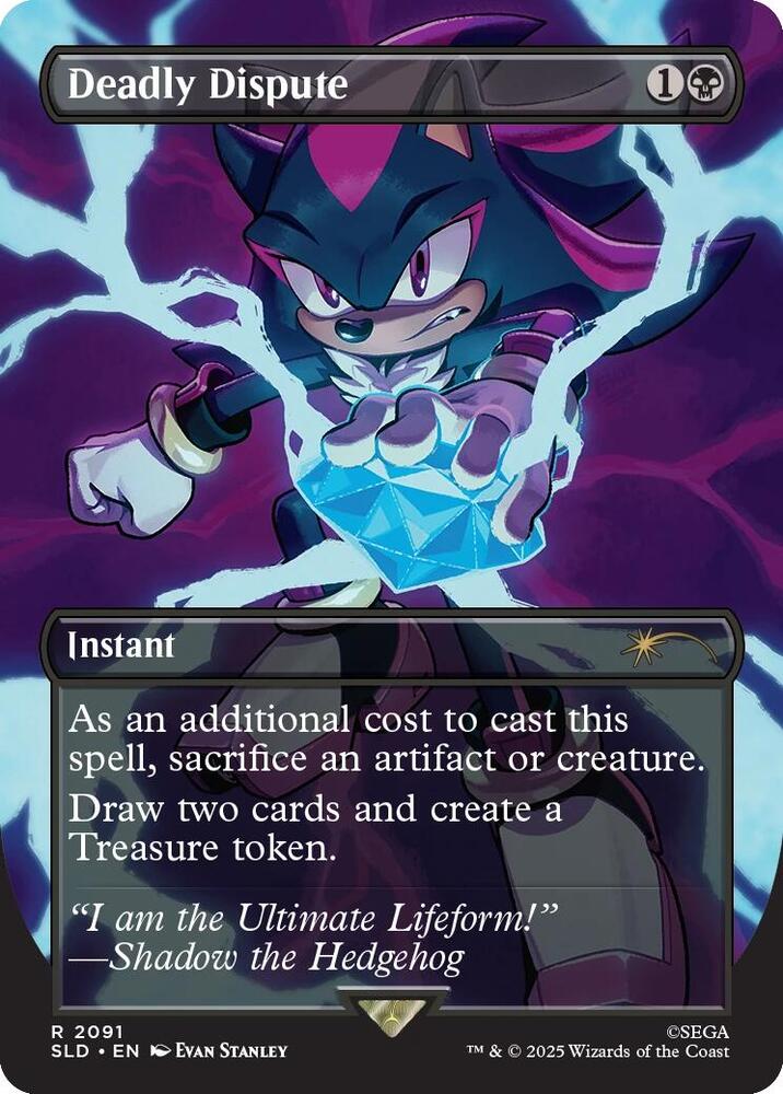 MTG Magic The Gathering Sonic Secret Liar Drop Shadow Deadly Dispute (Foil) R